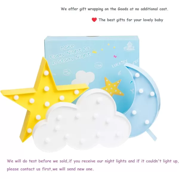 LED Neon Sign for Wall Decor USB Powered LED Neon Light Signs Light up Sign for Bedroom Neon Wall Signs for Kids Birthday PartyStar Cloud and Moon