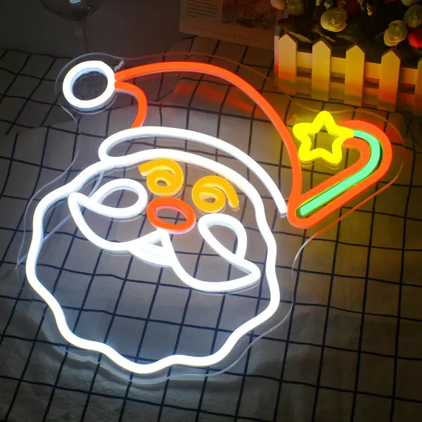 LUCUNSTAR Halloween Ghost Neon Signs Battery Powered Neon Sign LED Neon Night Light with Base Holder Table Decor for Kids Room Halloween Party DecorationsBlue GhostYellow Red White Warm White Green