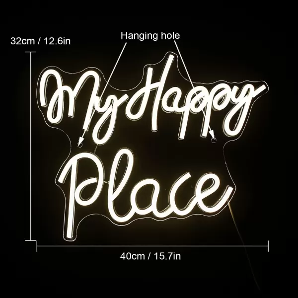 Live Music Neon Sign LED Neon Sign Large Neon Light Sign Blue and Pink Words Neon Sign for Music Studio Light up Sign USB Powered Switch Neon Sign for Wall Decor BeerBarMusic StudioBedroomPartyClubAwarm my happy