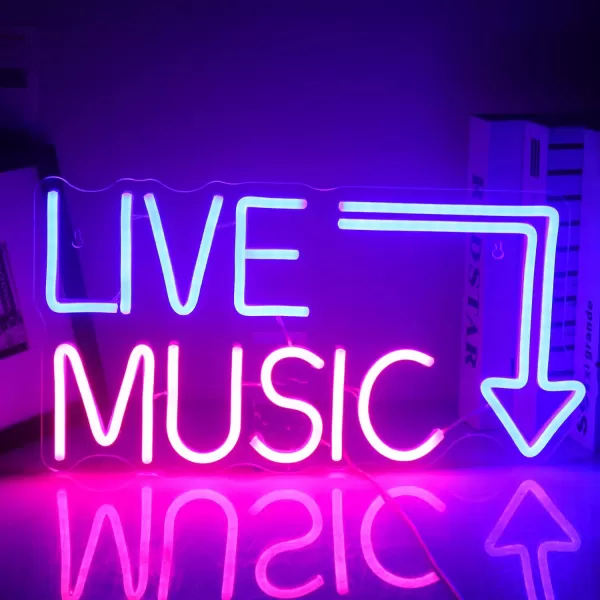 My Happy Place Neon Sign Pink Neon Signs Letters Neon Lights for Bedroom Happy Light for Wedding Decoration Birthday Party Girls Bedroom Wall Decorpink blue live music