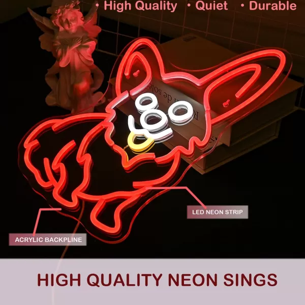 Playing Guitar Cat Neon Sign for Wall Decor Light Anime Light Up Signs Neon leds for Bedroom Store Music Bar Party Decorations Home GiftLemon Yellow Red Cool White E