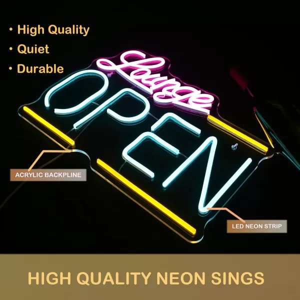 Playing Guitar Cat Neon Sign for Wall Decor Light Anime Light Up Signs Neon leds for Bedroom Store Music Bar Party Decorations Home GiftPink blue yellow open 02