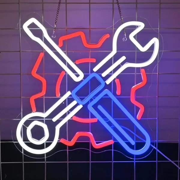 Playing Guitar Cat Neon Sign for Wall Decor Light Anime Light Up Signs Neon leds for Bedroom Store Music Bar Party Decorations Home GiftDark Blue Red Cool White D
