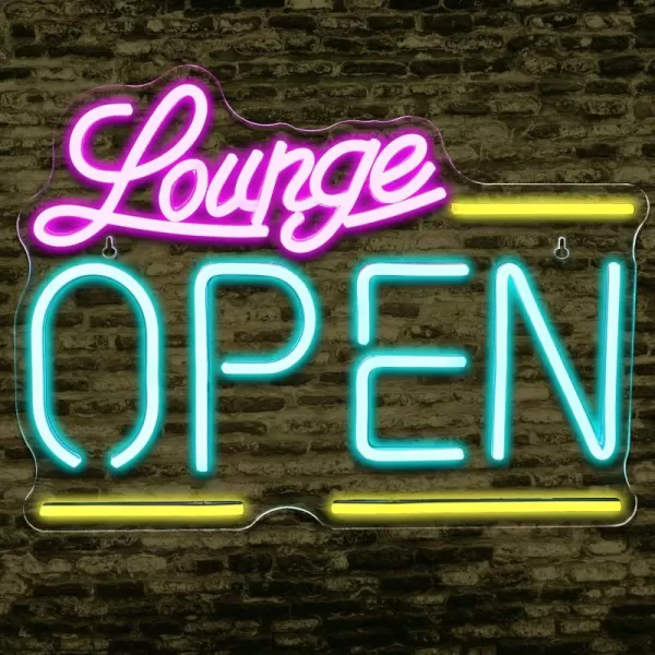 Playing Guitar Cat Neon Sign for Wall Decor Light Anime Light Up Signs Neon leds for Bedroom Store Music Bar Party Decorations Home GiftPink blue yellow open 02