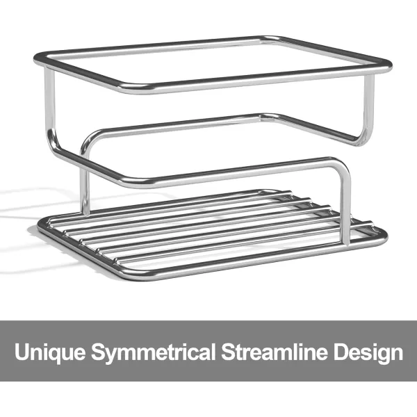 SRIWATANA Shower Caddy Hanging Over Head Bathroom Shower Organizer Shower Rack Holder with Hooks for Razors  BlackChrome