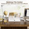 imageSRIWATANA Mail Organizer Countertop White Desk Organizer with Drawer Mail Holder for Counter File Sorter Letter Paper Holder