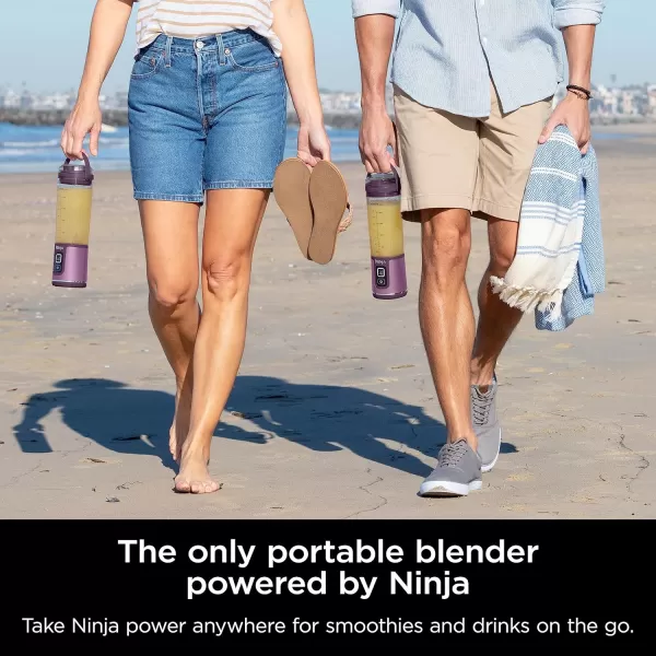 Ninja BC151EM Blast Portable Blender Cordless 18oz Vessel Personal Blenderfor Shakes ampamp Smoothies BPA Free LeakproofLid ampamp Sip Spout USBC Rechargeable Dishwasher Safe Parts Forest GreenPassion Fruit