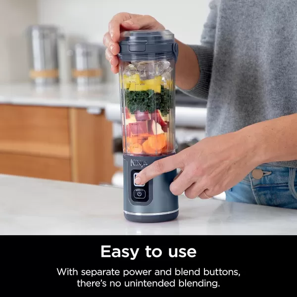 Ninja BC151EM Blast Portable Blender Cordless 18oz Vessel Personal Blenderfor Shakes ampamp Smoothies BPA Free LeakproofLid ampamp Sip Spout USBC Rechargeable Dishwasher Safe Parts Forest GreenBlue