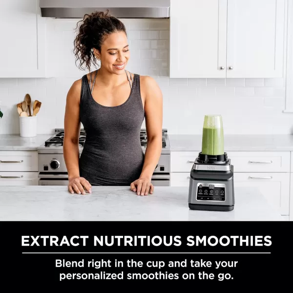 Ninja BN751 Professional Plus DUO Blender 1400 Peak Watts 3 AutoIQ Programs for Smoothies Frozen Drinks ampamp Nutrient Extractions 72oz Total Crushing Pitcher ampamp 2 24 oz ToGo Cups BlackGrey