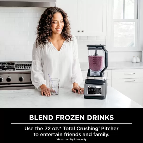 Ninja BN751 Professional Plus DUO Blender 1400 Peak Watts 3 AutoIQ Programs for Smoothies Frozen Drinks ampamp Nutrient Extractions 72oz Total Crushing Pitcher ampamp 2 24 oz ToGo Cups BlackGrey