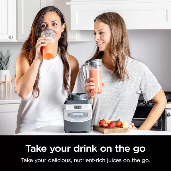 Ninja Blender ForSmoothies Salsa Shakes Slush andFrozen Drinks Blender Pitcher andLid Blender forKitchen Crushes Ice Fruit andVeggies 1000Watt Dishwasher Safe Black NJ601AMZGeneration 1 with 2 cups