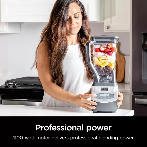 Ninja Blender ForSmoothies Salsa Shakes Slush andFrozen Drinks Blender Pitcher andLid Blender forKitchen Crushes Ice Fruit andVeggies 1000Watt Dishwasher Safe Black NJ601AMZGeneration 1 with 2 cups