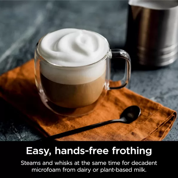 Ninja Espresso Machine Luxe Caf Premier Series Drip Coffee Maker and Rapid Cold Brew Integrated Grinder Assisted Tamper HandsFree Frother for Cappuccinos and Lattes Dairy or NonDairy ES601