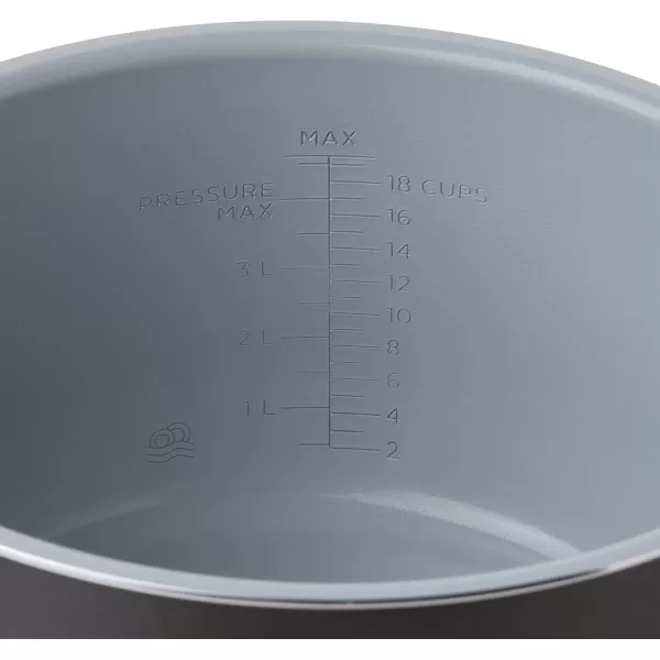 Ninja Foodi Pot intrieur antiadhsif avec revtement en cramique capacit de 65 litres finition grise Gray