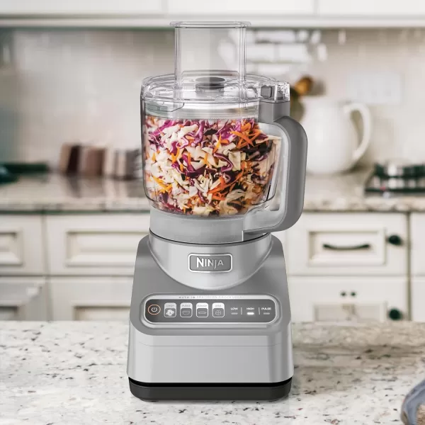 Ninja NF705BRN Professional XL Food Processor Storage Box 1200 PeakWatts 4in1 Chopping SlicingShredding Purees Dough 12Cup Processor Bowl 2 Blades ampamp 2 Discs Feed ChutePusher Black9Cup Food Processor