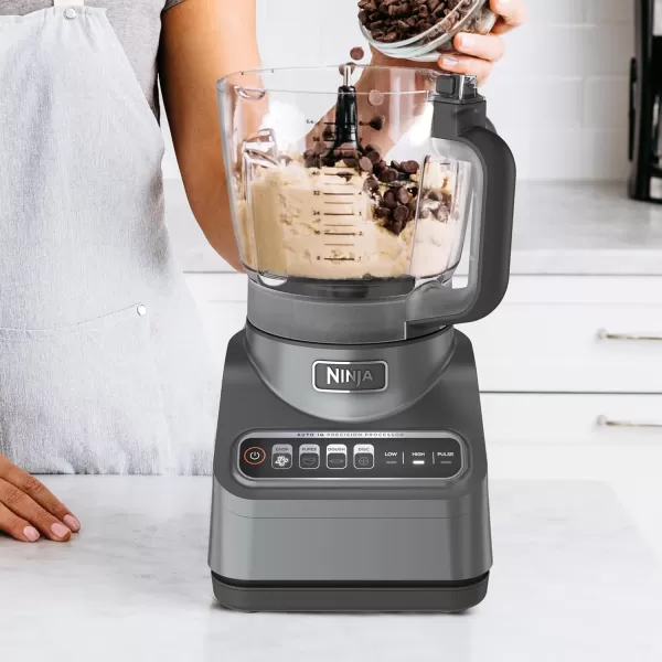Ninja NF705BRN Professional XL Food Processor Storage Box 1200 PeakWatts 4in1 Chopping SlicingShredding Purees Dough 12Cup Processor Bowl 2 Blades ampamp 2 Discs Feed ChutePusher Black9Cup Food Processor