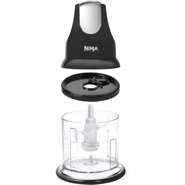 Ninja NJ100GR Express Manual Food Processor for Chopping Mincing Pureeing Vegetables and Other Ingredients 16Ounces GrayGray