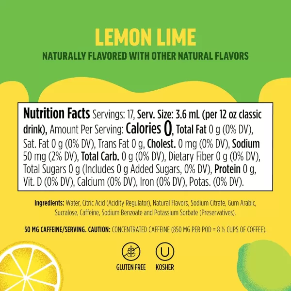 Ninja Thirsti Flavored Water Drops FRUITI CHILL Variety Pack Bold Fruit Flavor with Caffeine Sparkling or Still Calories Zero Sugar Makes 17 12oz drinks 3 Pack WCFV3Lemon Lime
