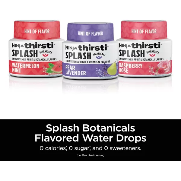 Ninja Thirsti Flavored Water Drops SELTZER Variety Pack Crisp and Refreshing Sparkling Water Zero Calories Zero Sugar Zero Sweeteners Makes 20 12oz drinks 3 Pack WCFV1Lala Kents Variety Pack