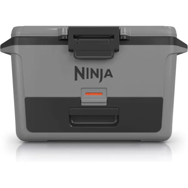 Ninja FB151GY FrostVault 50qt Hard Cooler with Dry Zone Integrated FridgeTemp Dry Storage Drawer Premium HeavyDuty Insulated Cooler Keeps Ice for Days Slate GraySlate Gray