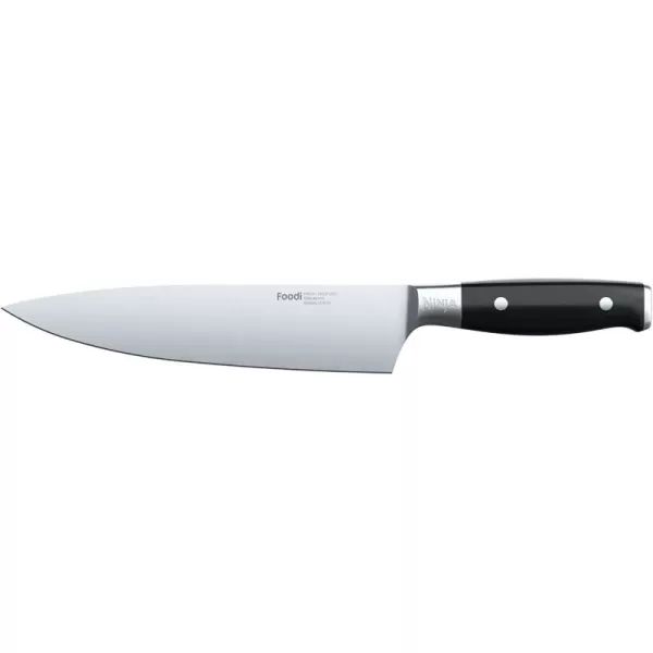 Ninja K30020 Foodi NeverDull System 8Inch Chef Knife Premium German Stainless Steel Black