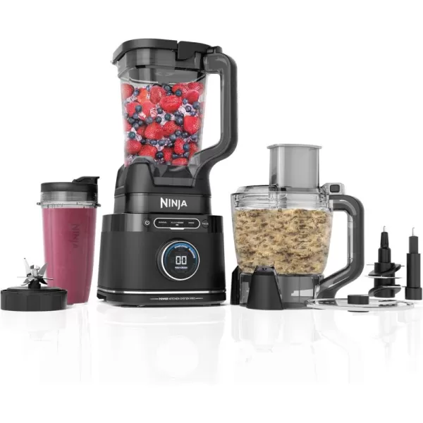 Ninja TB201 Detect Power Blender Pro BlendSense Technology For Smoothies Shakes ampamp More 1800 Peak Watts 72 oz Pitcher Blender BlackPower Blender  Cups  Processor Bowl