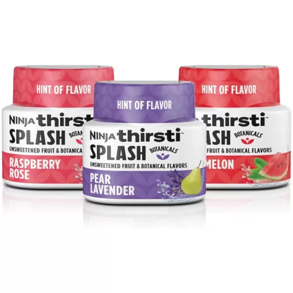 Ninja Thirsti Flavored Water Drops SELTZER Variety Pack Crisp and Refreshing Sparkling Water Zero Calories Zero Sugar Zero Sweeteners Makes 20 12oz drinks 3 Pack WCFV1Lala Kents Variety Pack