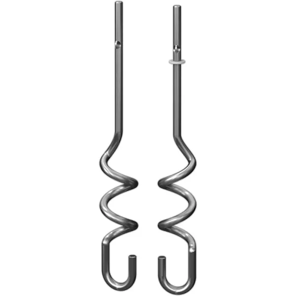 Ninja XSKDOUGHHK Foodi Dough Hooks for Power Mixer System CI100 Series Stainless SteelStainless Steal