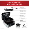 imageNinja Foodi Pro 5in1 Indoor Integrated Smart Probe 4Quart Air Fryer Roast Bake Dehydrate an Cyclonic Grilling Technology with 4 Steaks Capacity StainlessStainless