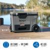 imageNinja  Cooler  FrostVault 65QT Cooler with Wheels  Insulated with Temp Dry Storage Drawer  Keeps Ice Cold for Days  for The Beach Camping Picnics ampamp More  Lakeshore Blue  FB265BLLight Grey
