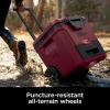 imageNinja  Cooler  FrostVault 65QT Cooler with Wheels  Insulated with Temp Dry Storage Drawer  Keeps Ice Cold for Days  for The Beach Camping Picnics ampamp More  Lakeshore Blue  FB265BLMerlot