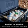 imageNinja  Cooler  FrostVault 65QT Cooler with Wheels  Insulated with Temp Dry Storage Drawer  Keeps Ice Cold for Days  for The Beach Camping Picnics ampamp More  Lakeshore Blue  FB265BLBlue