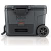 imageNinja  Cooler  FrostVault 65QT Cooler with Wheels  Insulated with Temp Dry Storage Drawer  Keeps Ice Cold for Days  for The Beach Camping Picnics ampamp More  Lakeshore Blue  FB265BLDark Grey