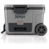 imageNinja  Cooler  FrostVault 65QT Cooler with Wheels  Insulated with Temp Dry Storage Drawer  Keeps Ice Cold for Days  for The Beach Camping Picnics ampamp More  Lakeshore Blue  FB265BLLight Grey
