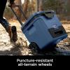 imageNinja  Cooler  FrostVault 65QT Cooler with Wheels  Insulated with Temp Dry Storage Drawer  Keeps Ice Cold for Days  for The Beach Camping Picnics ampamp More  Lakeshore Blue  FB265BLBlue