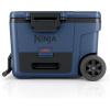 imageNinja  Cooler  FrostVault 65QT Cooler with Wheels  Insulated with Temp Dry Storage Drawer  Keeps Ice Cold for Days  for The Beach Camping Picnics ampamp More  Lakeshore Blue  FB265BLBlue