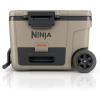 imageNinja  Cooler  FrostVault 65QT Cooler with Wheels  Insulated with Temp Dry Storage Drawer  Keeps Ice Cold for Days  for The Beach Camping Picnics ampamp More  Lakeshore Blue  FB265BLBeige