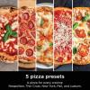 imageNinja Artisan Outdoor Pizza Oven 12inch 3minute Pizza Neapolitan Thin Crust New York Chicago Custom 700F Max Temperature Electric Heat Bake Broil Proof Warm MO201Pizza Oven