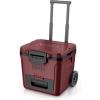 imageNinja  Cooler  FrostVault 65QT Cooler with Wheels  Insulated with Temp Dry Storage Drawer  Keeps Ice Cold for Days  for The Beach Camping Picnics ampamp More  Lakeshore Blue  FB265BLMerlot