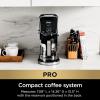 imageNinja  Coffee Maker  DualBrew Single Serve System  4 Brew Styles  Keep Warm Feature ampamp Buit In Frother  14 Cup Glass Carafe ampamp Removable 70oz Water Reservoir  Black  CFP451AFrother  Permanent Filter