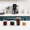 imageNinja  Coffee Maker  DualBrew Single Serve System  4 Brew Styles  Keep Warm Feature ampamp Buit In Frother  14 Cup Glass Carafe ampamp Removable 70oz Water Reservoir  Black  CFP451AXL Carafe  Frother  Permanent Filter