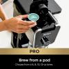 imageNinja  Coffee Maker  DualBrew Single Serve System  4 Brew Styles  Keep Warm Feature ampamp Buit In Frother  14 Cup Glass Carafe ampamp Removable 70oz Water Reservoir  Black  CFP451AFrother  Paper Filter