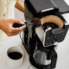 imageNinja  Coffee Maker  DualBrew Single Serve System  4 Brew Styles  Keep Warm Feature ampamp Buit In Frother  14 Cup Glass Carafe ampamp Removable 70oz Water Reservoir  Black  CFP451AXL Carafe  Frother  Permanent Filter