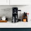 imageNinja  Coffee Maker  DualBrew Single Serve System  4 Brew Styles  Keep Warm Feature ampamp Buit In Frother  14 Cup Glass Carafe ampamp Removable 70oz Water Reservoir  Black  CFP451AXL Carafe  Frother  Permanent Filter
