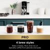 imageNinja  Coffee Maker  DualBrew Single Serve System  4 Brew Styles  Keep Warm Feature ampamp Buit In Frother  14 Cup Glass Carafe ampamp Removable 70oz Water Reservoir  Black  CFP451AFrother  Permanent Filter
