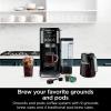 imageNinja  Coffee Maker  DualBrew Single Serve System  4 Brew Styles  Keep Warm Feature ampamp Buit In Frother  14 Cup Glass Carafe ampamp Removable 70oz Water Reservoir  Black  CFP451APaper Filter