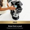 imageNinja  Coffee Maker  DualBrew Single Serve System  4 Brew Styles  Keep Warm Feature ampamp Buit In Frother  14 Cup Glass Carafe ampamp Removable 70oz Water Reservoir  Black  CFP451AFrother  Permanent Filter