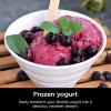 imageNinja CREAMi Deluxe Ice Cream ampamp Frozen Treat Maker Includes 4 FamilySized 24 oz Tubs for Ice Cream Sorbet Milkshakes Frozen Yogurt ampamp More 11in1 XL Capacity Silver11 OneTouch Programs  4 Pints