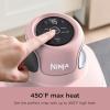 imageNinja Crispi Air Fryer Microwave Freezer ampamp Dishwasher Safe Non Toxic Glass Portable Cooking System 4 QT ampamp 6 Cup Glass Containers with Storage Lids Easy Meals Air Fry Bake Stone FN101STPink