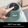 imageNinja Crispi Air Fryer Microwave Freezer ampamp Dishwasher Safe Non Toxic Glass Portable Cooking System 4 QT ampamp 6 Cup Glass Containers with Storage Lids Easy Meals Air Fry Bake Stone FN101STSage